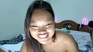 Young Thai amateur teen's homemade solo masturbation video