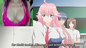 Écolière hentai se masturbe dans la salle de classe