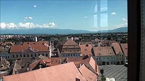 Sibiu, Romania's redlight district viewed from above