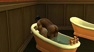 Sims 4 Wicked Whims memberikan threesome gay yang panas dengan ayah mertua